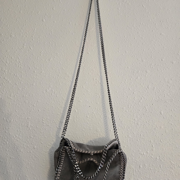 Stella McCartney Falabella Tiny – Gray with Silver Hardware - Picture 2 of 8
